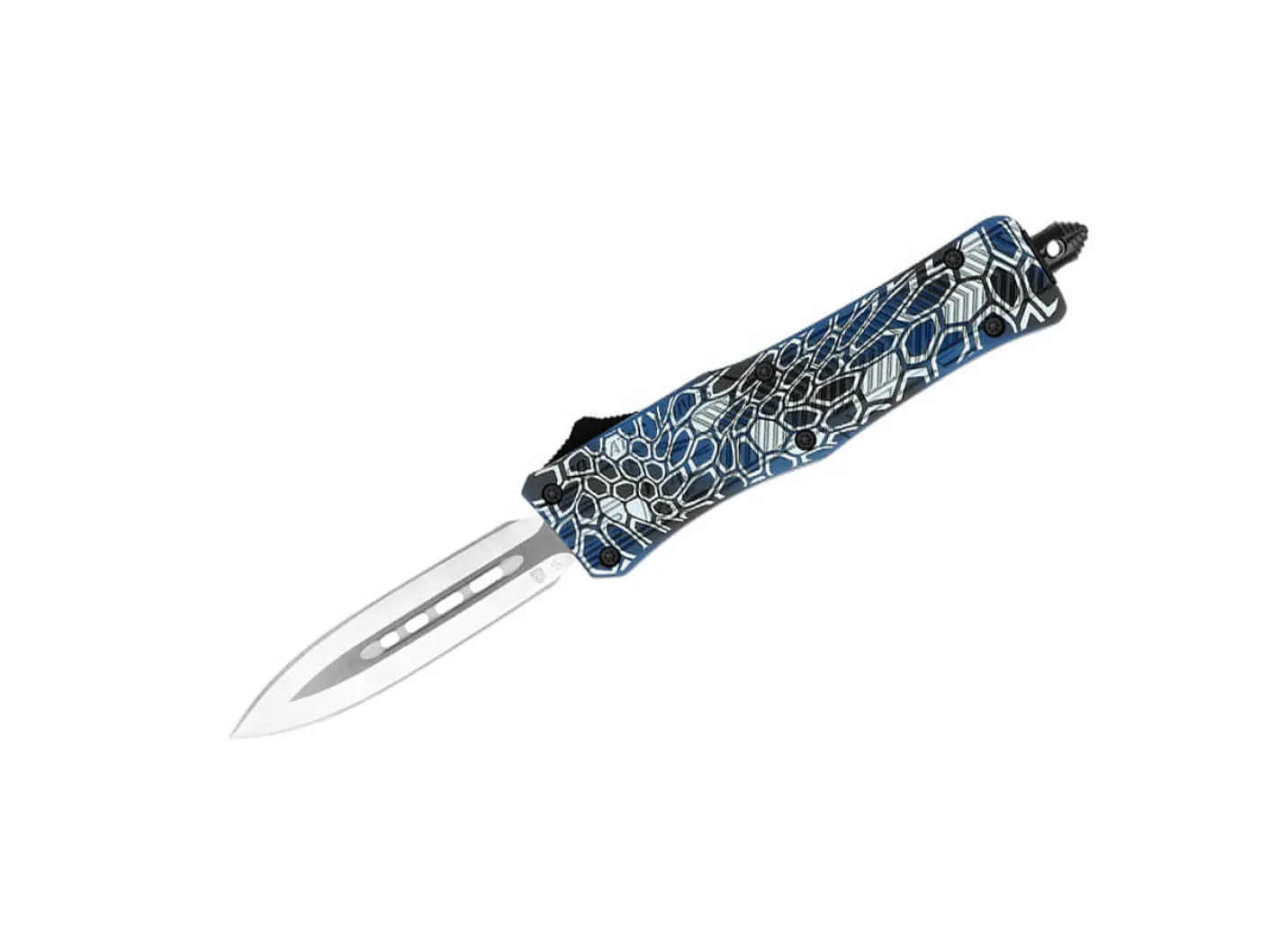 CobraTec Small CTK-1 Cerakote Blue Cobra Skin Dagger Not Serrated Mehrfarbig Outlet