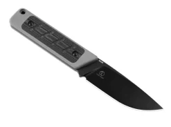 Kizer Smolt G10 Grey Micarta Black Grau Sale