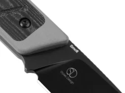 Kizer Smolt G10 Grey Micarta Black Grau Sale