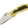 Spyderco Snap-It Salt Lightweight Yellow Serrated Best