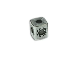 Spyderco Square Bead Pewter Grau Clearance