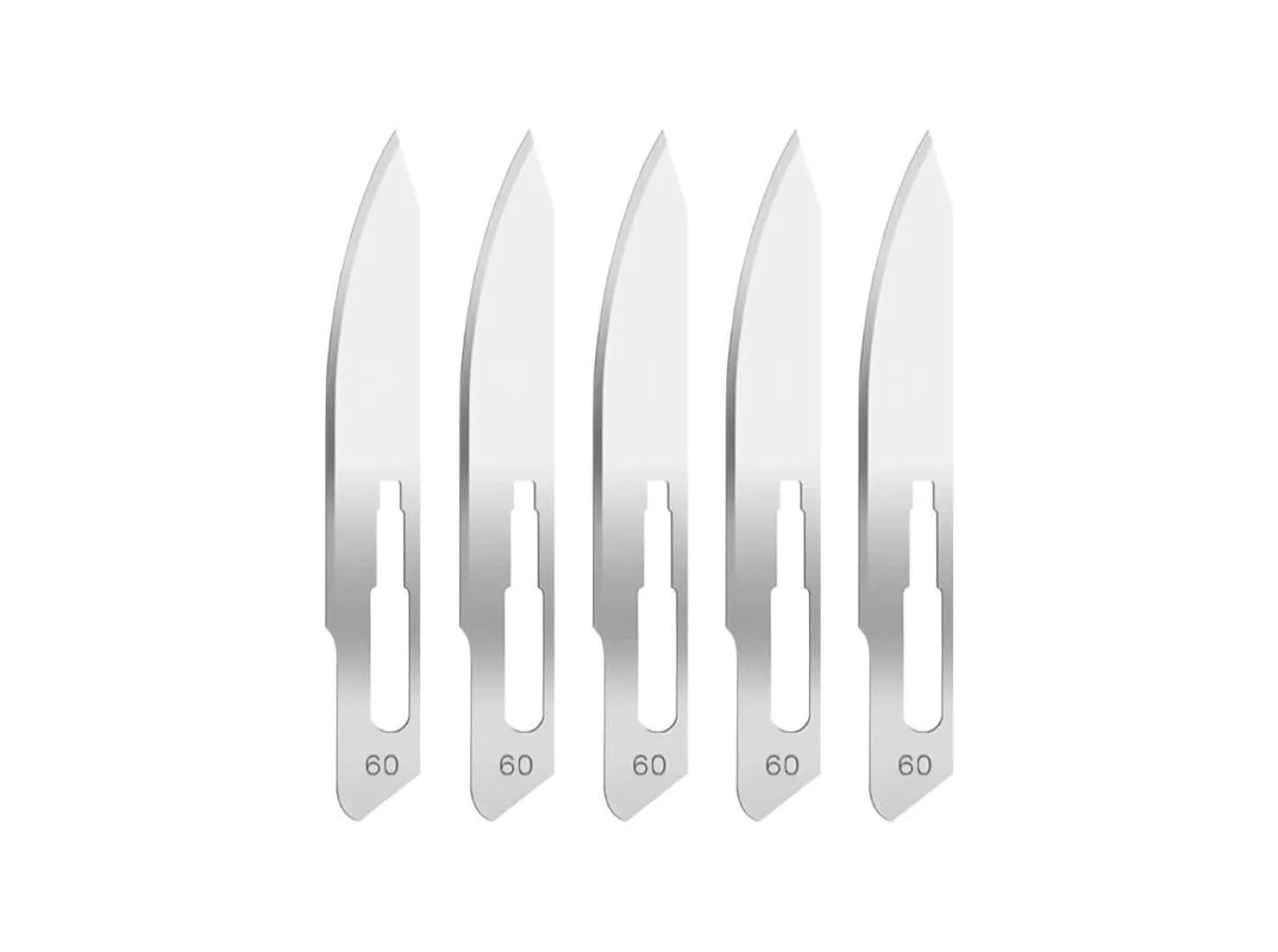 Hogue #60-Style Blades 5 Pack Silber New