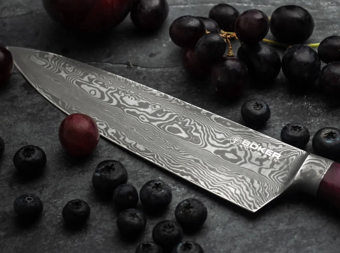 Böker Manufaktur Solingen Supernova Damast Chefmesser Mehrfarbig Clearance