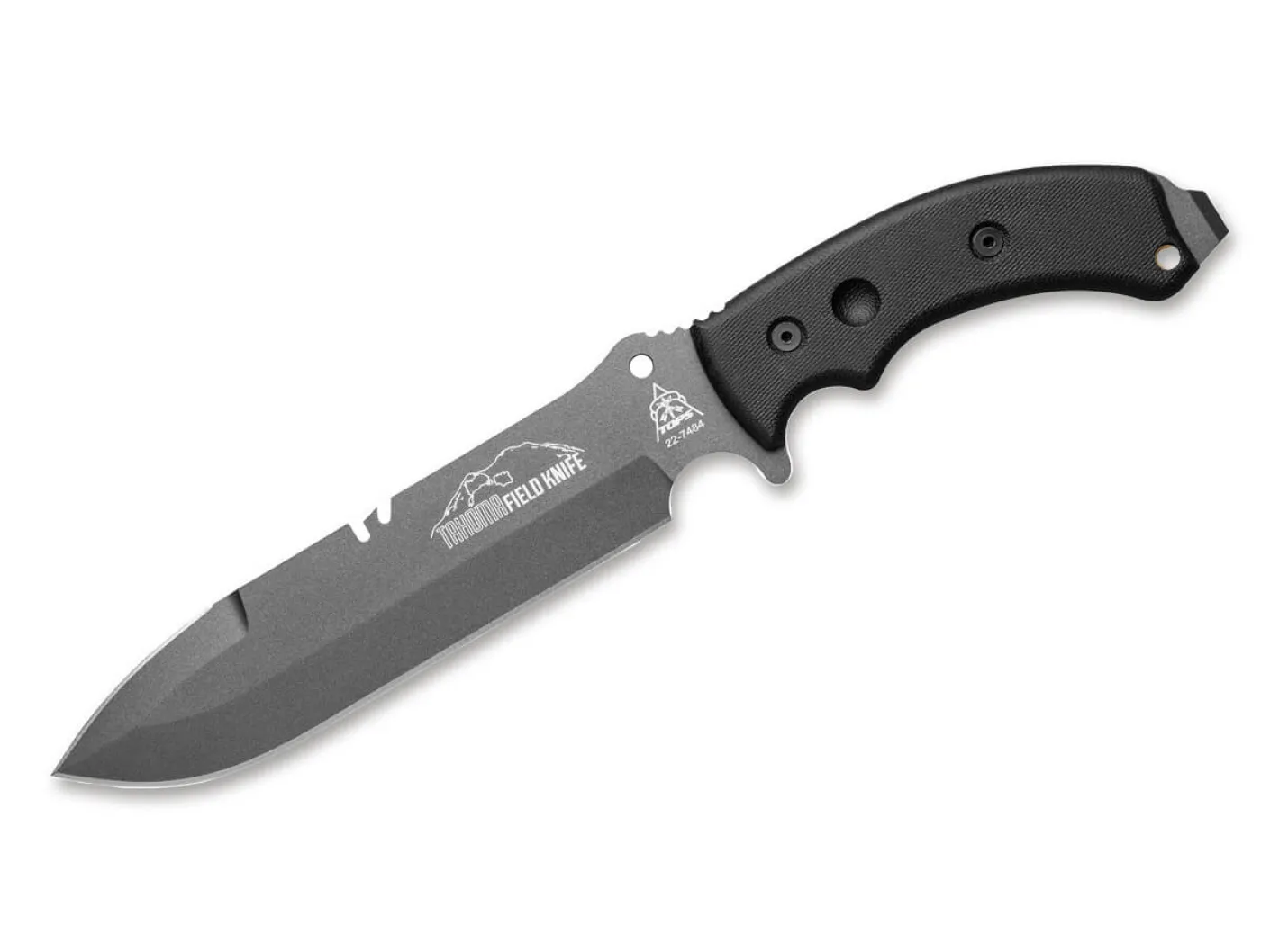 TOPS Knives Tahoma Field Knife Micarta Black Schwarz Clearance