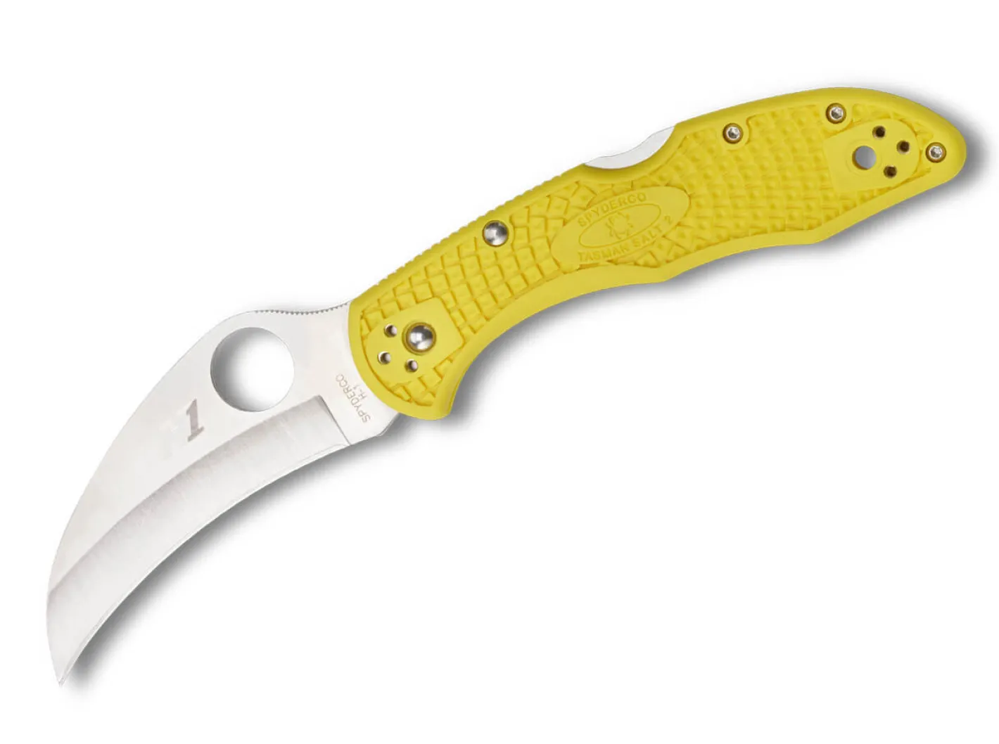 Spyderco Tasman Salt 2 Lightweight Yellow H1 Plain Gelb Online