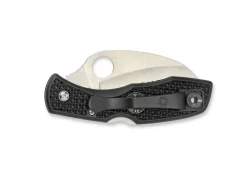 Spyderco Tasman Salt H1 Plain Black Schwarz Clearance