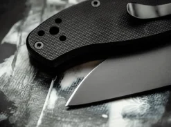 Spyderco Tenacious Black Plain Outlet