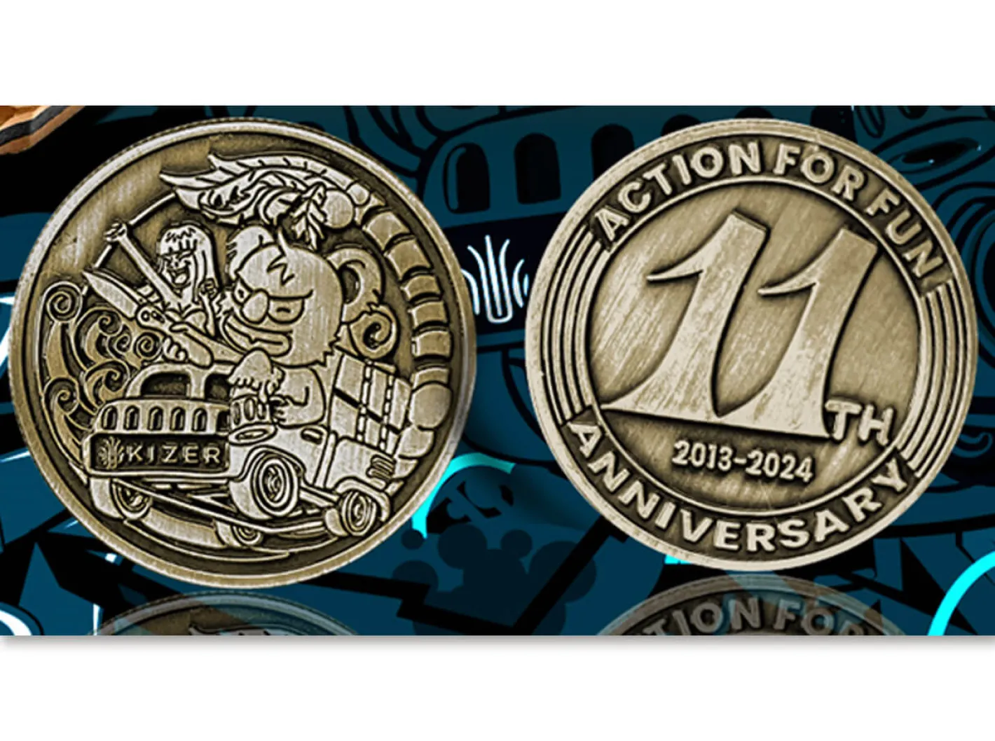 Kizer 11th Anniversary Coin Bronze Hot