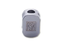 Real Steel Titanium Bead Hexagon Silver Silber Outlet