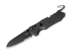 Hogue Trauma First Response Tool 3.4 G10 Solid Black Serrated Schwarz Discount