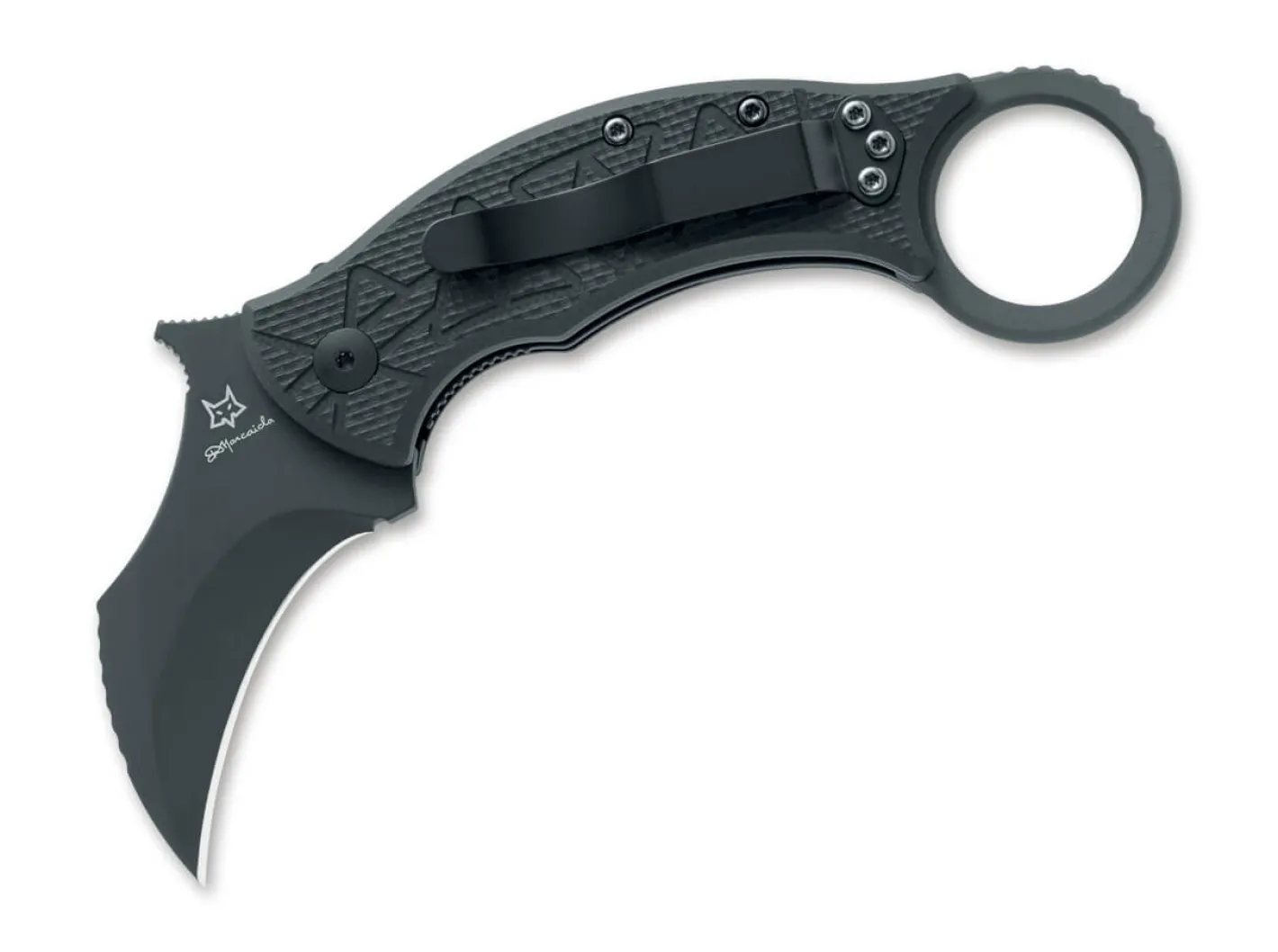 Fox Knives Tribal K G10 All Black Schwarz Sale