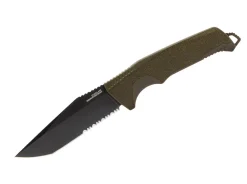 SOG Trident FX OD Green Part Serrated Grün