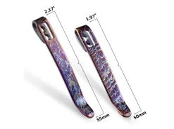 CIVIVI Two Flamed Titanium Clips T002A Violett Discount
