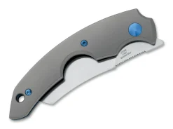 Fox Knives Virtus Bead Blasted Titanium Grau Best