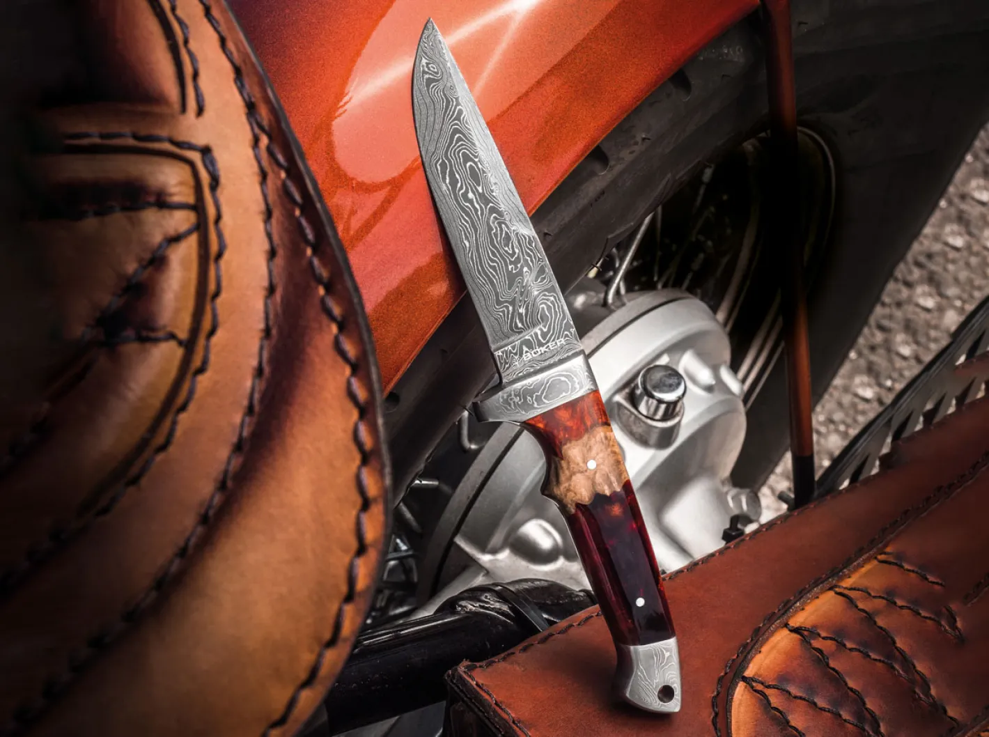 Böker Manufaktur Solingen Vollintegral 2.0 Damast Braun Online