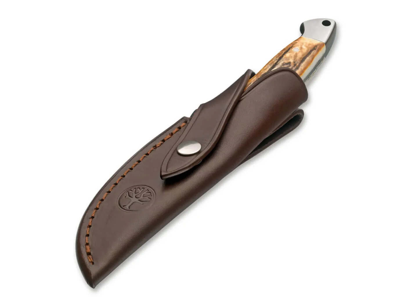 Böker Manufaktur Solingen Vollintegral 2.0 Hirschhorn Braun Clearance