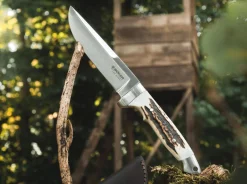 Böker Manufaktur Solingen Vollintegral XL 2.0 Hirschhorn Braun Outlet