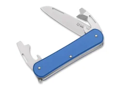 Fox Knives Vulpis 130-3 Aluminum Sky Blue Blau Best