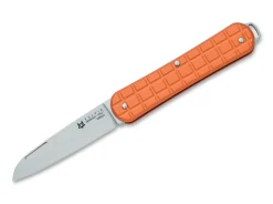 Fox Knives Vulpis 130 Grenade Pattern Aluminum Orange