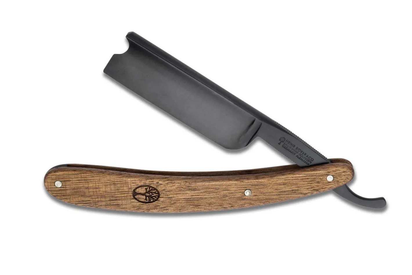 Böker Manufaktur Solingen Walnut Barber's Notch Braun New