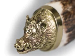 Muela Wildboar Hirschhorn Braun Clearance