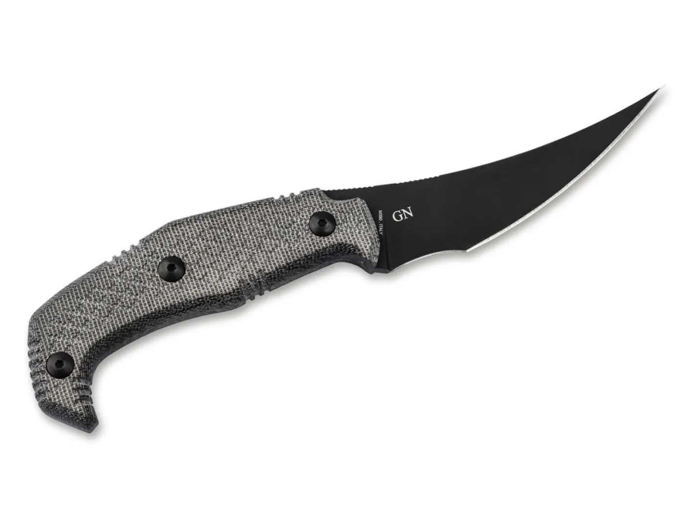 Bastinelli Knives Yummy Micarta Black DLC Schwarz Discount