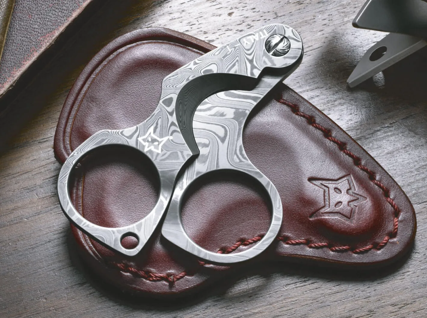 Fox Knives Zigarrenschneider Figaro Damast Grau Online